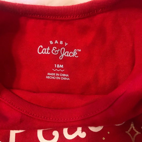 Cat & Jack Peace Joy Naps Tutu Onesie 18 months - Picture 2 of 3